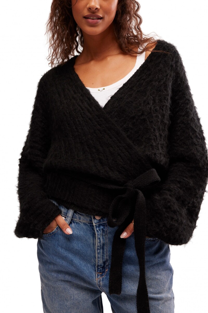 CARDIGAN OVER YOU Negro