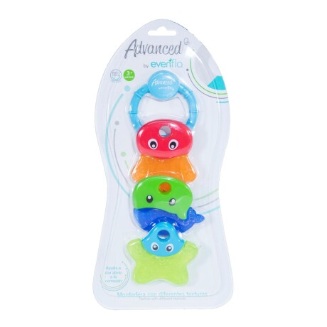 Mordillo Marine Evenflo Mordedor 3en1 Refrigerable para Bebé Azul