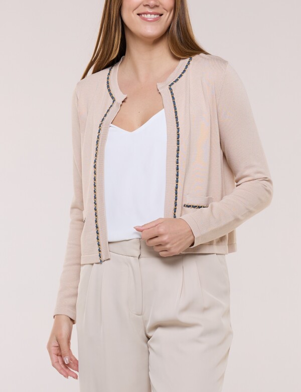 Cardigan Cadena BEIGE