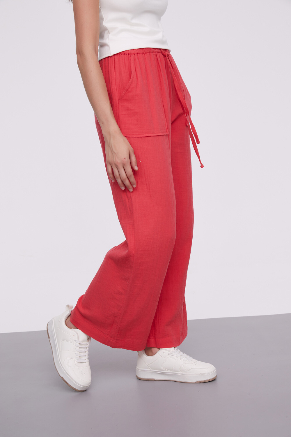 Pantalon Ravenea Rojo Coral