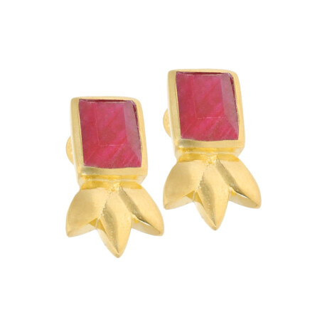 Caravanas Karvik Plata 925 bañada de oro 18k 0