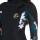 Bahia 3/2mm - Chest zip Hibisco Negro