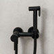 Griferia Ducha Higienica Exterior Frio/Caliente NEGRO