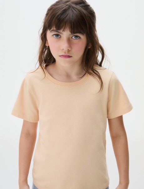 BLUSA MANGA CORTA INFANTIL AMARILLO