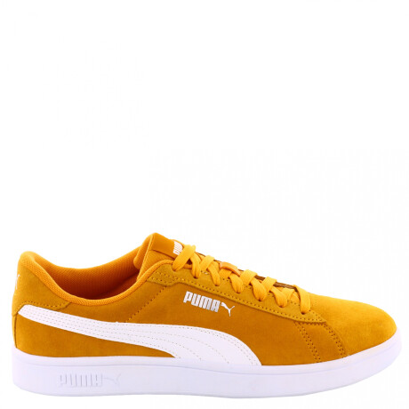 Championes de Hombre Puma Smash 3.0 Mns Amarillo Mostaza - Blanco