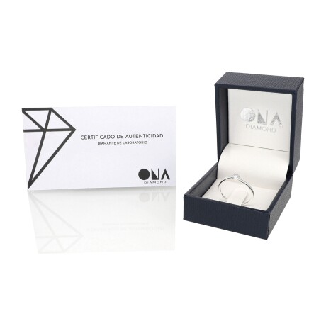 Anillo de plata 925, Solitario con Diamante deLaboratorio de 0.16 cts Anillo de plata 925, Solitario con Diamante deLaboratorio de 0.16 cts