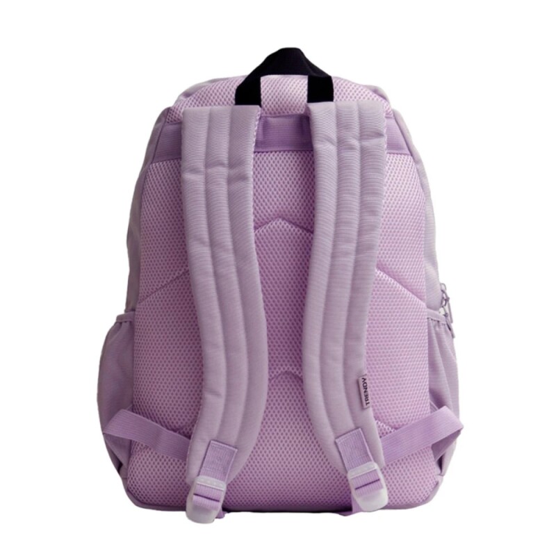 Mochila Trendy Be Para Uso Escolar Diario Moderna Práctica Cómoda Y Recreativa Lila