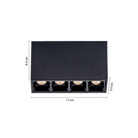 ARTEFACTO EXTERIOR DE TECHO RABAT 10W IP65 Luminaria de Techo Rabat 10W