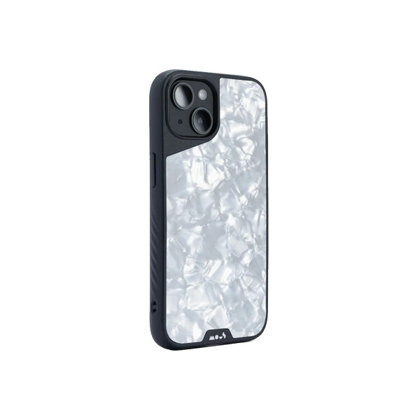 Protector iPhone 13/14 Mous Limitless 5.0 plateado perla Protector Iphone 13/14 Mous Limitless 5.0 Plateado Perla
