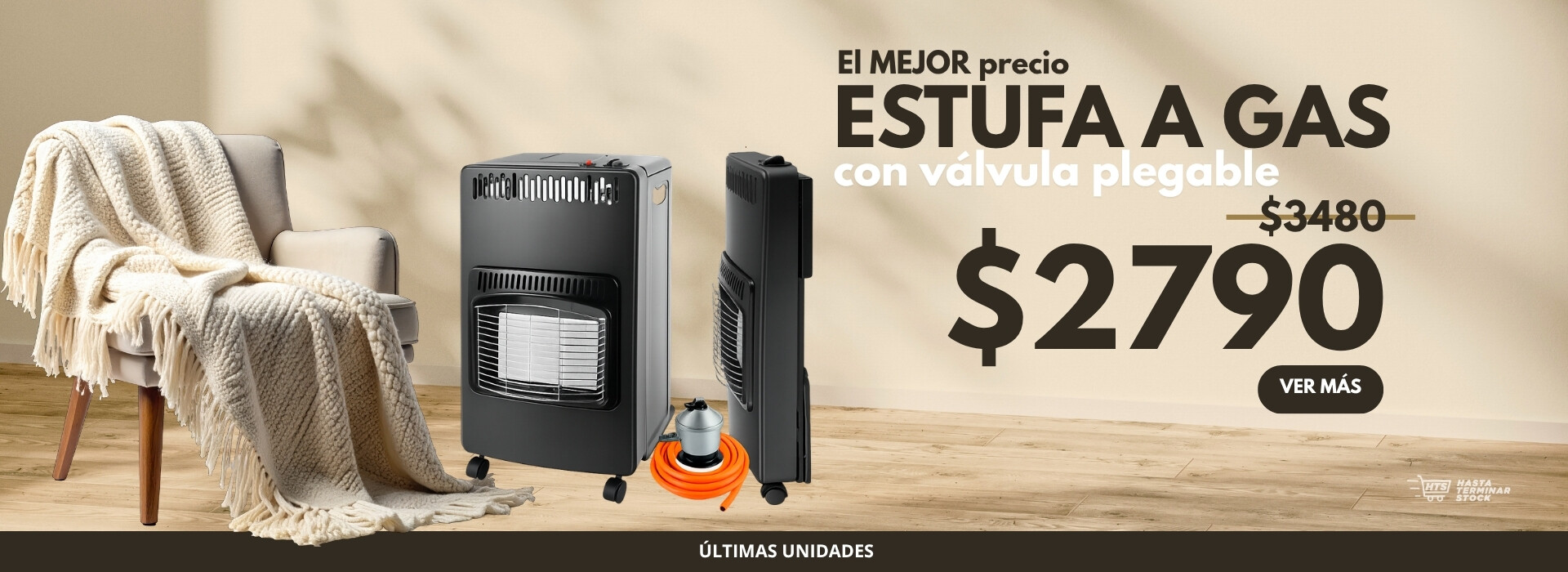 ESTUFA A GAS PLEGABLE