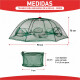 Trampa para mojarras de 6 bocas VERDE