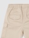 Pantalon Cargo Corto Con Cinturilla Elastica Piedra