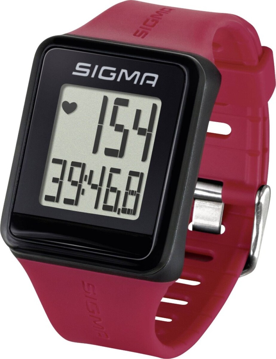 Reloj Pulsometro Sigma Id.go - Rojo 