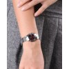 Reloj análogo en acero Casio Mujer Bordó