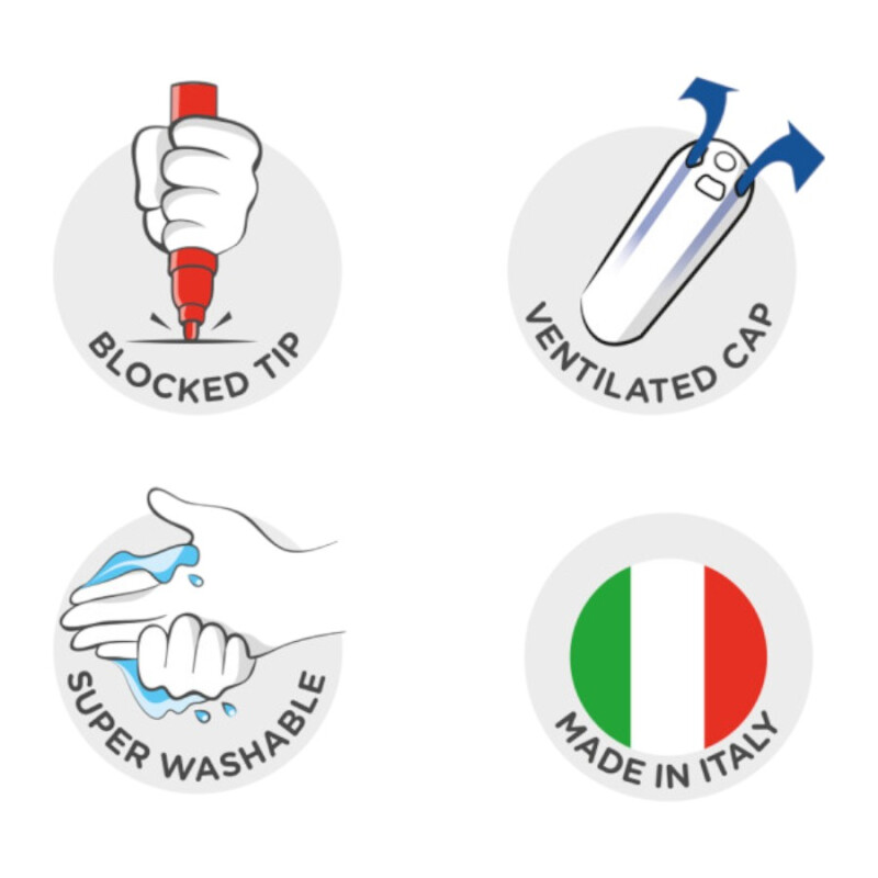 Marcadores Carioca Joy 12 Unidades Marcadores Carioca Joy 12 Unidades