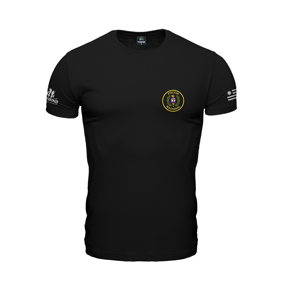 Remera manga corta Policía Nacional - Negro 