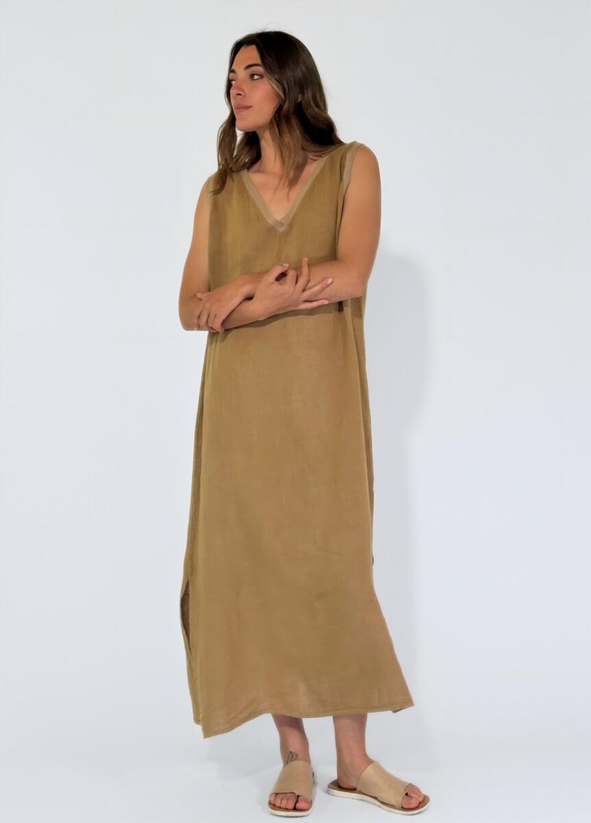 VESTIDO CAPRI - CAMEL 