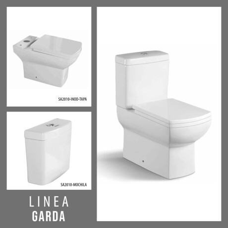 INODORO CON TAPA INODORO CON MOCHILA GARDA 000
