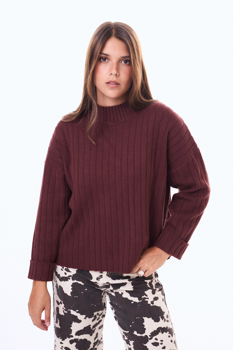 Buzo Tejido Araras - Marrón 