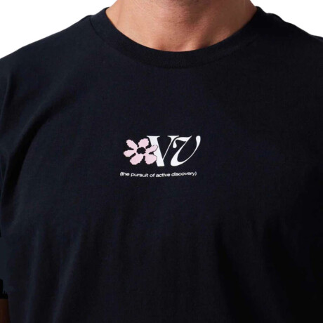 Remera Rivvia Digi Flower Negro