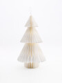 ARBOL NAVIDAD PAPEL C/ LUCES BLANCO