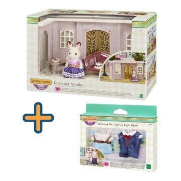 Sylvanian Families Estudio De Diseño Muñeco Niños + Regalo Sylvanian Families Estudio De Diseño Muñeco Niños + Regalo