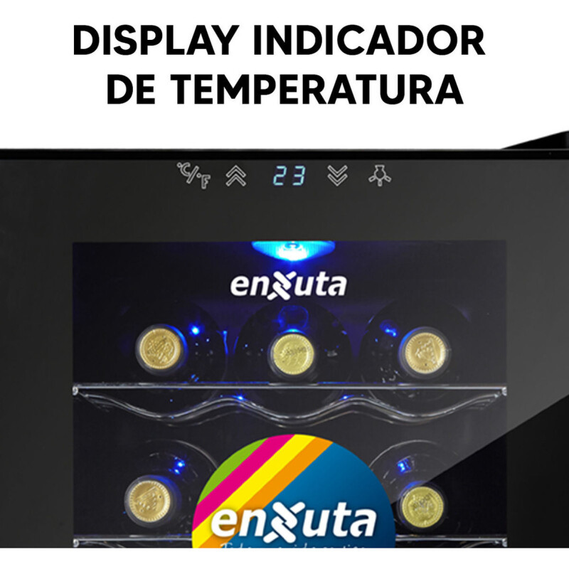 Enfriadora De Vinos Enxuta Evenx3312 12 Botellas Enfriadora De Vinos Enxuta Evenx3312 12 Botellas