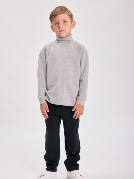 Pantalón deportivo recto Negro