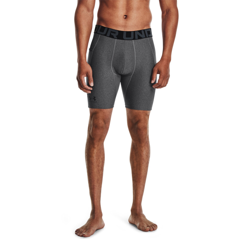 UA HG Armour Shorts-WHT BLK-001