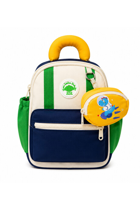 Mochila infantil con monedero Beige