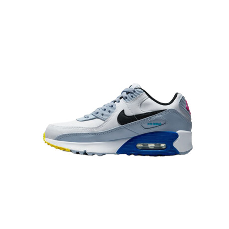 Championes Nike Air Max 90 Ltr Gs White/Blue/Grey