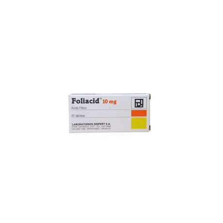 Foliacid 10 mg x 20 comprimidos 001
