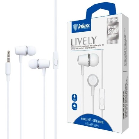 Auriculares Inkax Lively Blancos 001