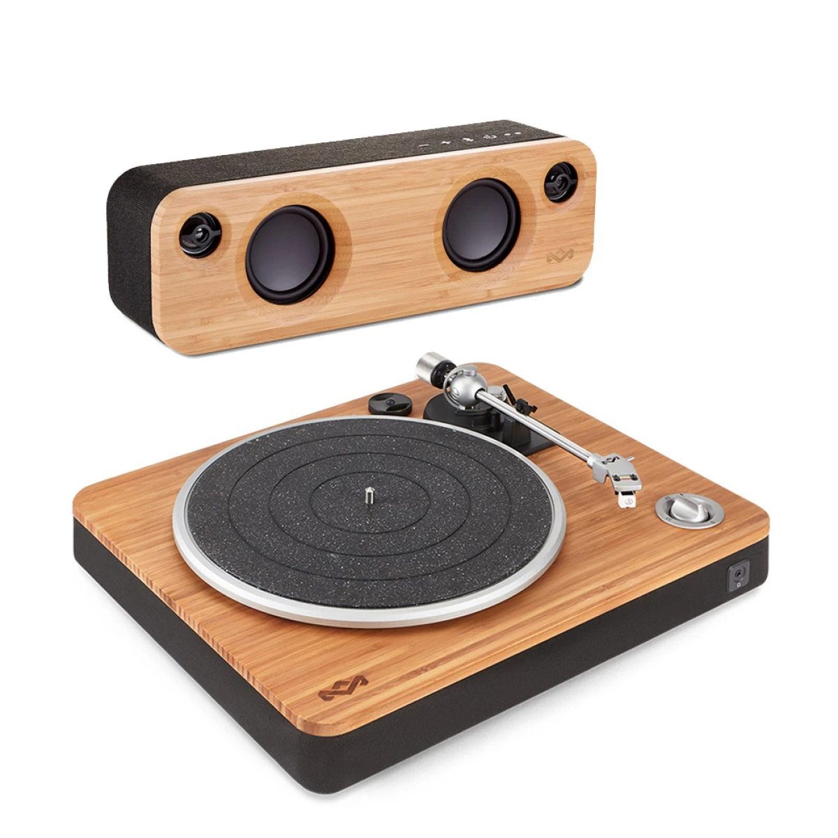 Tocadiscos y parlantes House of Marley STIR IT UP Turntable + Get Together Mini 