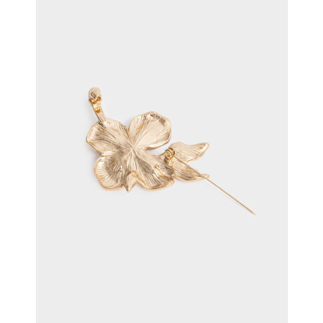 Prendedor De Flor Dorado