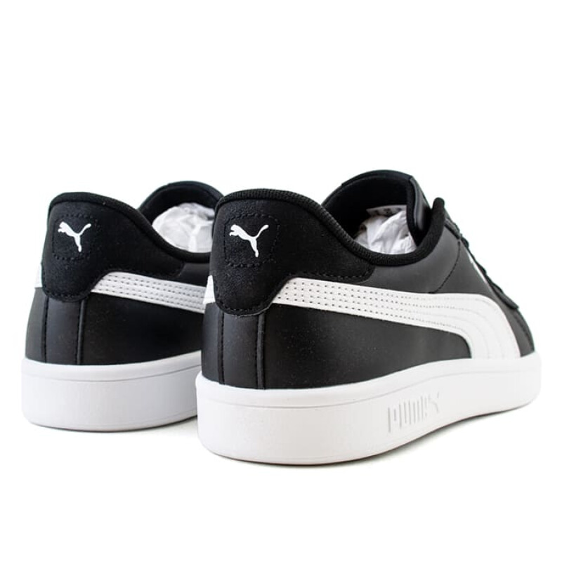 Championes Puma Smash 3.0 L de Hombre - 390987-04 Negro-blanco