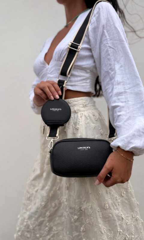 BANDOLERITA CALATHEA NEGRO