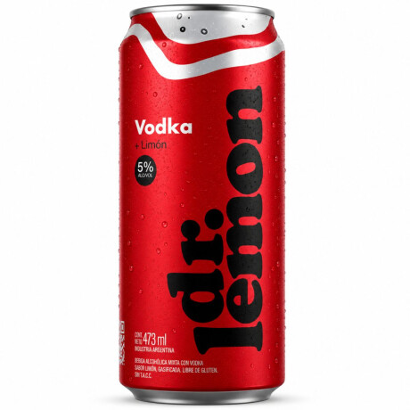 DR LEMON VODKA LATA 473ML DR LEMON VODKA LATA 473ML