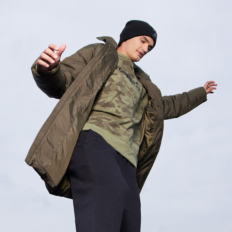 CAMPERA BS PUFFER LONG MEN oliva night OLIVA