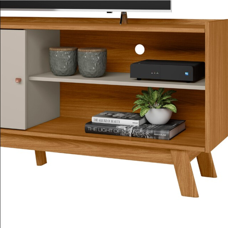 Rack para TV hasta 65″ AURUM Color Nature Off White Rack para TV hasta 65″ AURUM Color Nature Off White