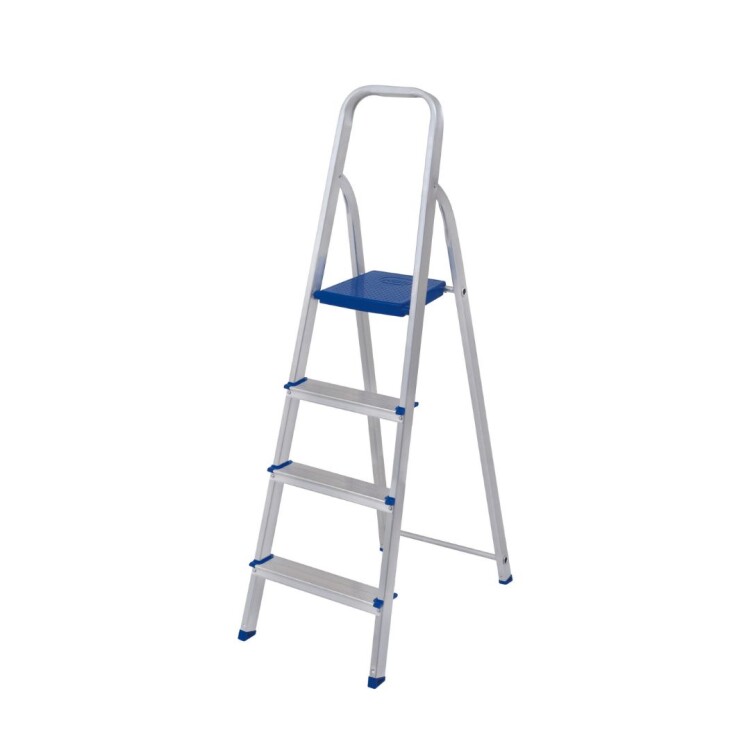 Escalera Plegable de Aluminio Mor 4 Peldaños Escalera Plegable de Aluminio Mor 4 Peldaños