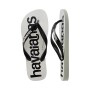 Sandalias Havaianas Top Logomania 2 Hombre Blanco/Negro/Blanco