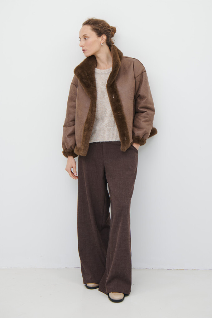 CHAQUETA FOXY MARRON