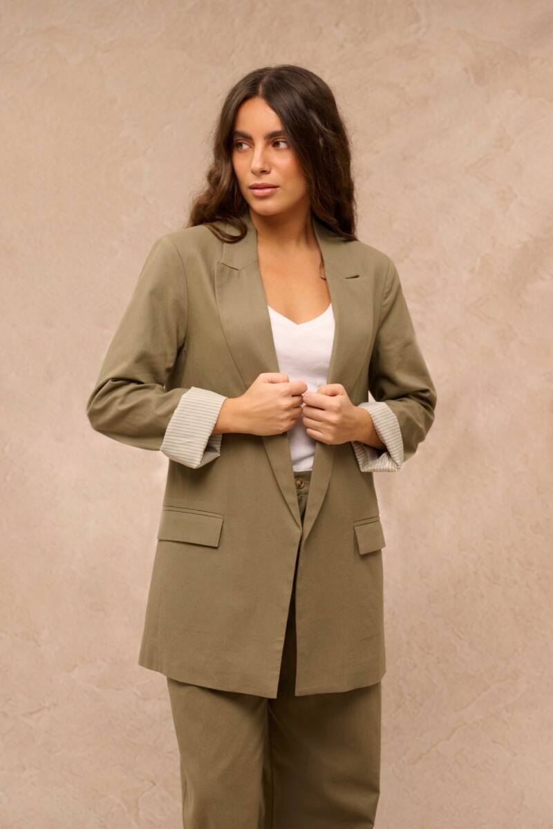 BLAZER ATINA VERDE OLIVA BLAZER ATINA VERDE OLIVA