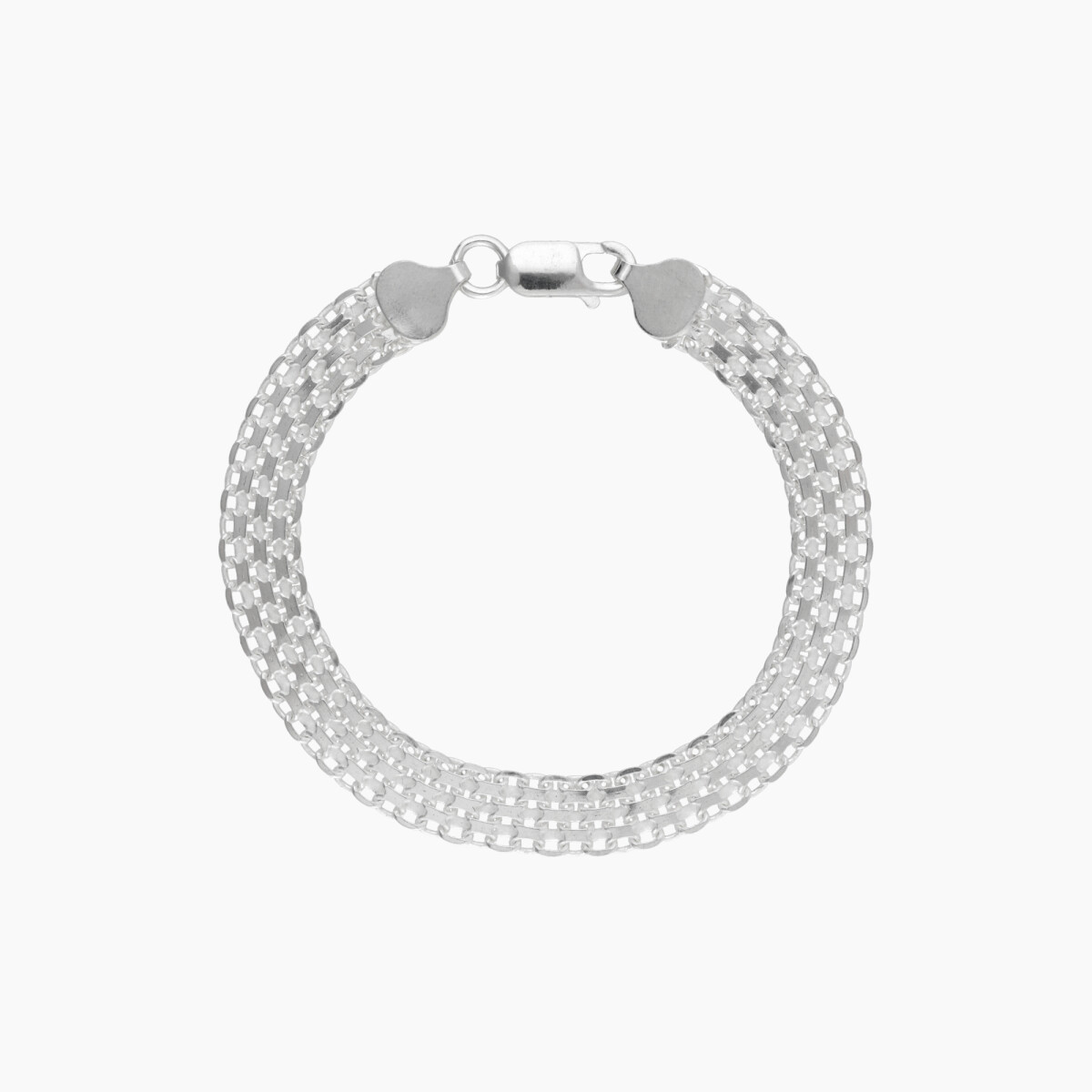 Pulsera En Plata 925 Tipo Malla 