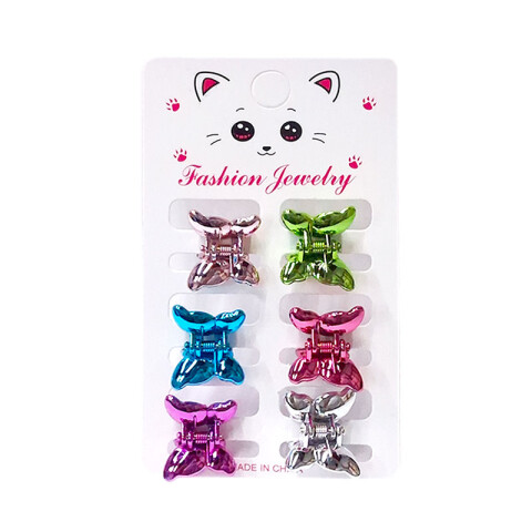Broches pinzas de colores para el cabello 6pcs Broches Pinzas De Colores Para El Cabello 6pcs