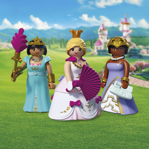 Set Tres Princesas Playmobil 28 Piezas U