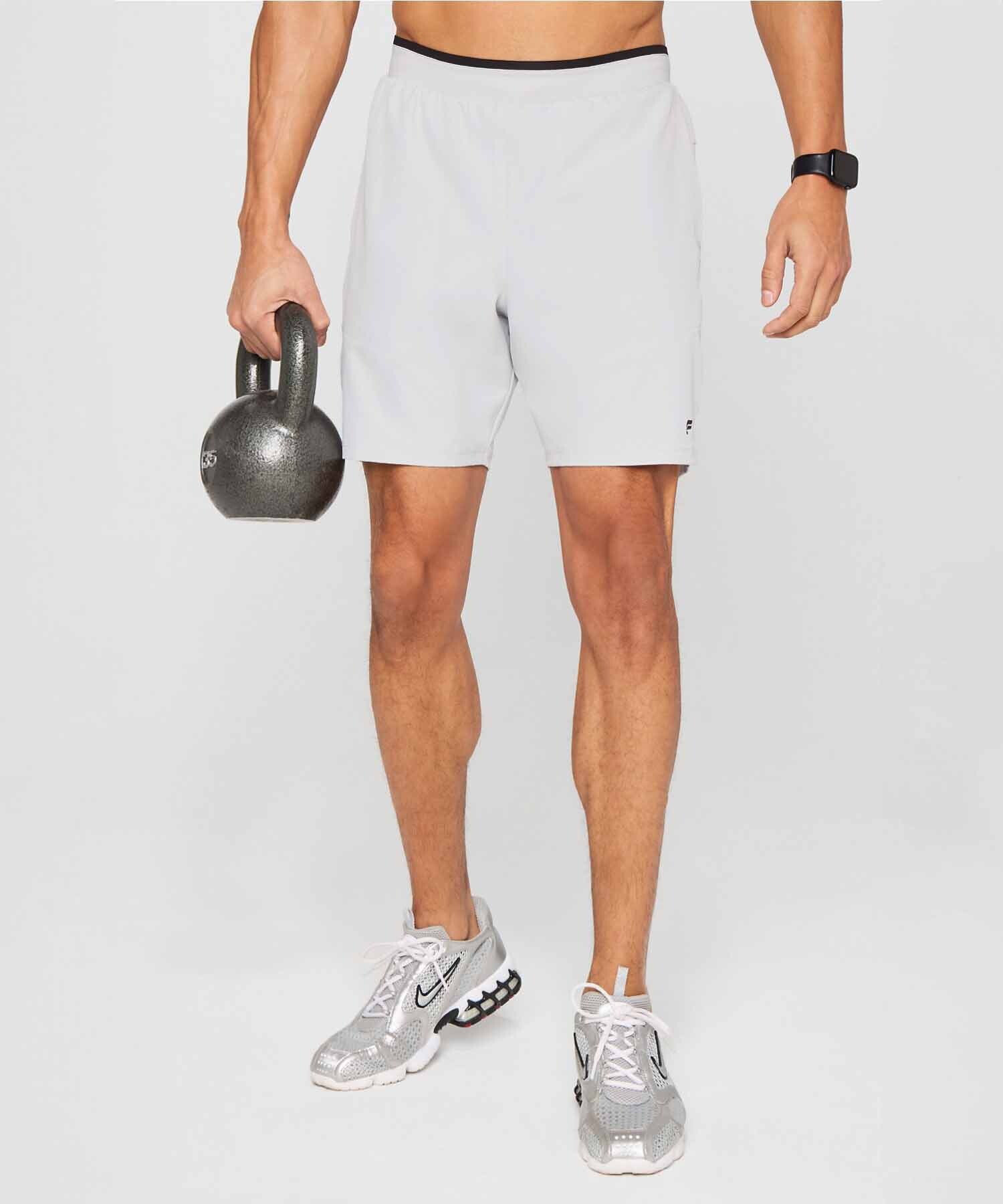 Short Con Malla The Fundamental Short II Lined 7" Hombre Mineral Grey