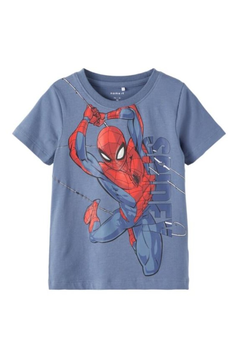 Camiseta Manga Corta "spider Man" - China Blue 