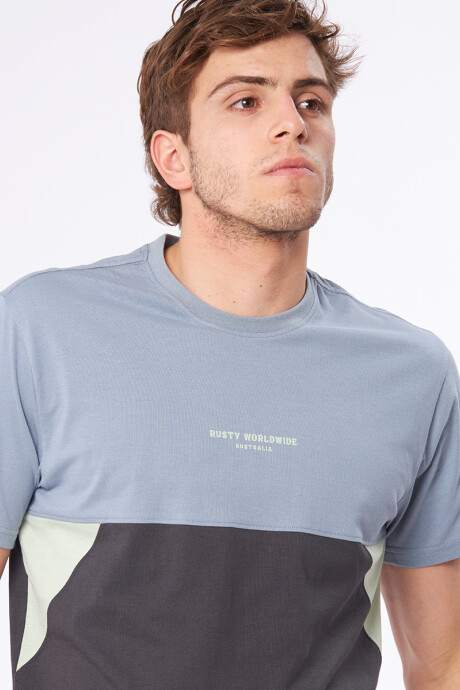 T-SHIRT BATO RUSTY Azul Piedra